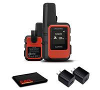 Garmin inReach Mini 2 Satellite Communicator (Flame Red) with Power Adapters