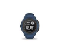 Garmin Instinct 2 Solar - 45 mm - bleu de marée - montre de sport avec bande - silicone - taille du poignet : 135-230 mm - monochrome - 32 Mo -