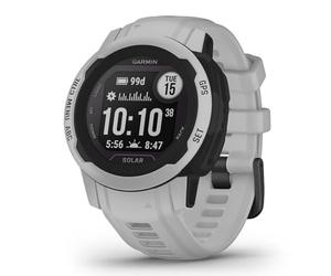 Garmin Instinct 2S Solar, Smaller-Sized Rugged Outdoor Watch with GPS, with Solar Charging Capabilities, Built for All Elements, Multi-GNSS Support, Tracback Routing and More, Mist Gray