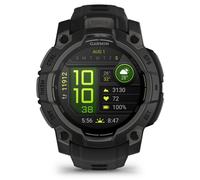 Garmin Instinct 3 - 45 Mm Amoled - Noir Avec Bracelet En Silicone Noir