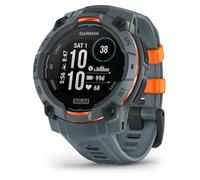Montre gps garmin instinct 3 solar 45 mm bleu twilight avec bracelet en silicone bleu twilight