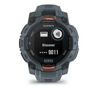 Garmin Instinct 3 45 mm - Titane avec bracelet Silicone Gris - Wifi GPS (010-02934-01)
