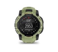 Garmin - Montre GPS - Instinct 3 50mm AMOLED Fern Green/Gray - Vert Vert
