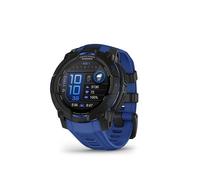 Garmin Instinct 3, AMOLED (édition limitée) - Montre GPS Robuste et connectée - Noire avec Bracelet Bleu électrique - Boîtier 45 mm