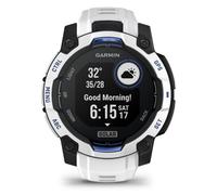 Garmin - Instinct 3 Solar 45 - Montre multifonction - black / stone white / stone white
