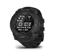 Garmin Montre GPS Instinct 3 Solar Tactical Edition 50 mm Noir – Bracelet silicone noir