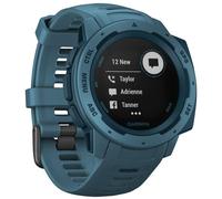 Garmin Instinct - Bleu lakeside - montre de sport avec bracelet - silicone - bleu lakeside - monochrome - Bluetooth, ANT+ - 52 g