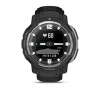 Garmin Instinct Crossover, Montre GPS Hybride Robuste, Noir, 45mm | Aiguilles analogiques, autonomie jusqu'à 28 jours, étanche 10 ATM, fonctions forme & santé essentielles, sports intégrés