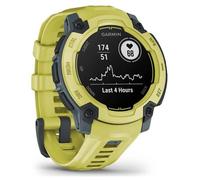Garmin Montre GPS Instinct E – Robuste et connectée – Boîtier 45 mm, bracelet citron vert