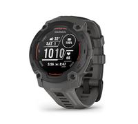 Garmin Montre GPS Instinct E 45 mm Noir – Bracelet Gris Charbon – Multisports