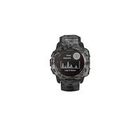 Garmin Instinct Solar - Camo Edition - montre de sport avec bande - silicone - camouflage graphite - taille du poignet : 132-224 mm - monochrome -