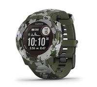 Montre GPS solaire robuste - GARMIN - Instinct Solar - Camo Edition - Lichen Camo - Ecran à deux fenêtres 0,9 ""x 0,9"" (23 x 23 mm)