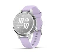 Garmin Lily 2 - Petite Montre connectée et élégante - Cream Gold avec Bracelet Silicone Blanc Coco