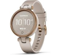Garmin Lily, édition Sport - Montre connectée pour Femmes avec Suivi Forme et santé, autonomie Longue durée - Rose Gold avec Bracelet Beige - Cadran 34 mm
