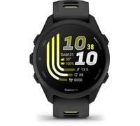 Garmin Montre connectée Forerunner 170 GPS Boîtier 43 mm Bracelet silicone noir et jaune