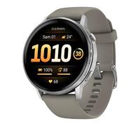 Garmin - Montre connectée - Venu 4 45mm Black/Silver - Noir Noir