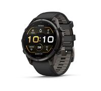 Garmin - Montre GPS connectée haut de gamme - Fēnix® 9 Pro Amoled 47mm Sapphire Titane Carbon Gray DLC en Titane - Noir Noir