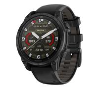 Garmin - Montre GPS connectée - Tactix 8 Amoled 47mm Sapphire Titane/Carbon Gray en Silicone - Noir Noir