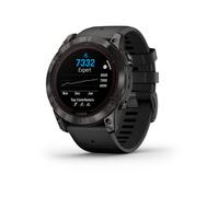 Garmin - Montre GPS - Fenix 7X Pro Sapphire Solar Edition/ Titane/ Carbon Gray Dlc - Noir Noir