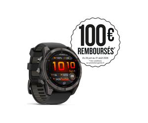 Garmin - Montre GPS - Fenix 8 Pro Amoled 51mm Sapphire Titane/Carbon Gray en Titane - Gris Gris