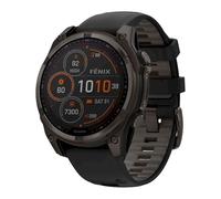 Garmin - Montre GPS - Fenix 8 Solar 47mm Sapphire Solar Titane/Carbon Gray en Titane - Noir Noir