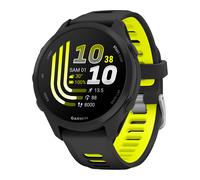 Garmin Montre connectée Forerunner 170 GPS Boîtier 43 mm Bracelet silicone noir et jaune