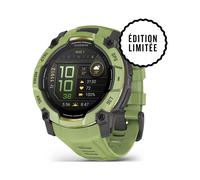 Garmin - Montre GPS - Instinct 3 50mm AMOLED Fern Green/Gray - Vert Vert