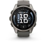 Garmin fēnix 9, Montre connectée GPS Multisports, 43mm, Pebble Grey | Écran AMOLED 1,3" résistant, Lampe LED, Étanchéité 10ATM, Autonomie jusqu'à 10j, Fonctions santé & entraînement avancées