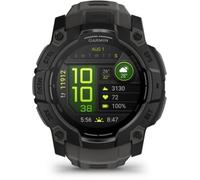 Garmin - Montre Sport Instinct 3 Outdoor Gps Amoled Bt 50 Mm Noir Bracelet Gris