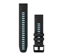 Garmin Quickfit 22 Mm Silicone Strap Noir,Argenté