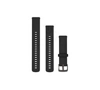 Garmin Quick Release 18 Mm Silicone Strap Argenté Black / Slate Gray