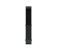 Garmin - Bracelet de montre Approach J1, Quick Release 20mm - ComfortFit Nylon, Noir/Azur