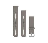 Garmin Quick Release 22 Mm Silicone Strap Argenté Silver Gray / Silver