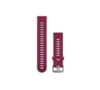 Garmin Quick Release Band Silicone One Size Fits Most Cerise avec matériel argenté.