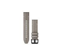 Garmin - Bracelet de montre Quick Fit 20mm - Daim Gris boucle Noir