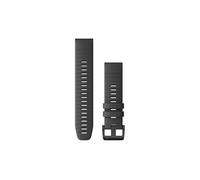 Garmin Bracelet de montre QuickFit 22 Silicone 22 mm Gris/argent TU
