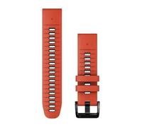 Garmin Quickfit® 22 Mm Silicone Strap Orange Flame Red / Graphite