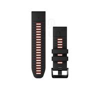 Garmin Quickfit 26 Mm Silicone Strap Noir,Gris Black / Flame Red