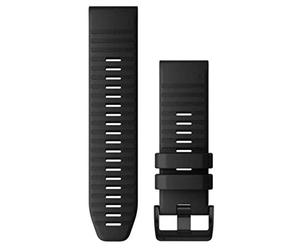 Garmin QuickFit 26 Watch Strap Silicone Noir QuickFit 26, Watch Strap, Silicone, Noir, 26 mm