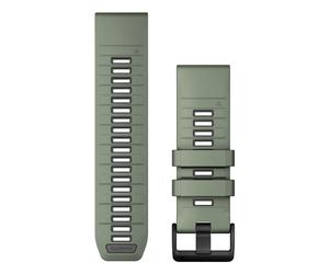 Garmin QuickFit Bande Graphite, Vert Silicone