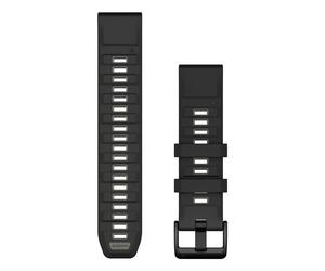 Garmin QuickFit Bande Noir, Gris Silicone