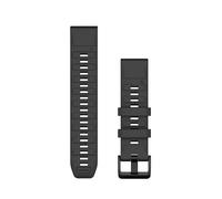 Garmin QuickFit, bracelet en silicone noir/gris galet de 20 mm