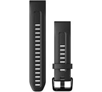 GARMIN Quickfit Silicone Band 20mm - Mixte - Noir - taille Unique- modèle 2025