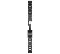 Garmin Bracelet QuickFit 22 – Compatible Fenix 6 22 mm – Gris Carbon / Titane Argenté