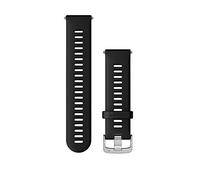 Garmin Unisexe - Bracelet à Changement Rapide pour Adulte 22 mm en Silicone Noir, 22 mm