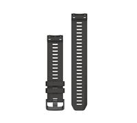 Garmin Unisexe - Bracelet interchangeable pour adulte 22 mm Silicone Camouflage Gris ardoise Pièces en acier inoxydable Noir 22 mm
