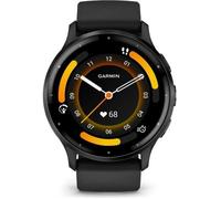 Garmin Venu 3 AMOLED 45 mm - Noir avec bracelet Silicone Noir et Gris - Wifi GPS (010-02784-01)