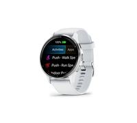 Garmin Venu 3, Silver avec bracelet blanc