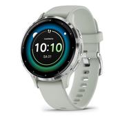 Garmin Venu 3S 3,05 cm (1.2 ) AMOLED 41 mm Numérique 390 x 390 pixels Écran tactile Gris, Argent Wifi GPS (satellite)