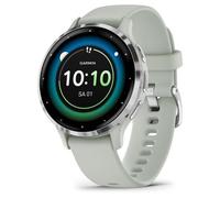 Garmin Venu 3S AMOLED 41 mm - Gris avec bracelet Silicone Gris - , Argent Wifi GPS (010-02785-01)